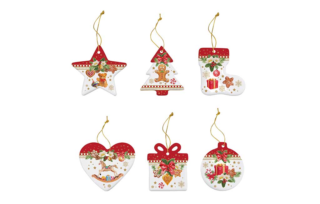Порцеланови декорации за елха CHRISTMAS MEMORIES – изображение-1