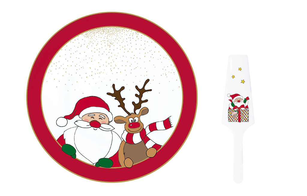 Порцеланово плато CHRISTMAS FRIENDS – изображение-1