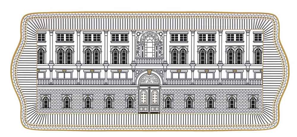 Порцеланово плато за сервиране PALAZZO – изображение-1