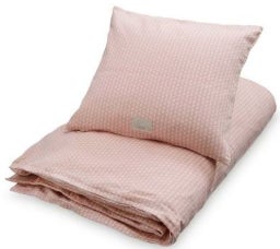 Pościel 70x80 cm różowa bawełna 28x35 cm – obraz-1
