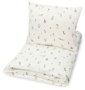 Pościel Baby Holiday 70x80 cm - 28x35 cm beżowa – obraz-1