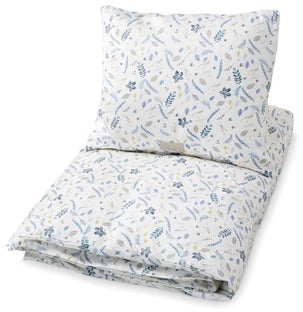 Pościel bawełna niebieska 70x100 cm - 40x45 cm – obraz-1