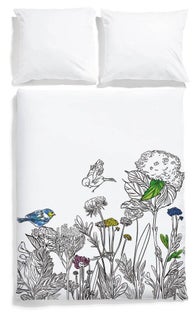 Pościel Kolorowanka 220x200 cm - 2x 50x60 cm – obraz-1