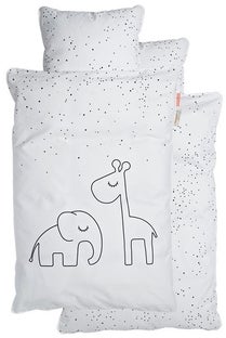 Pościel niemowlęca Dreamy Dots 100x70 cm - 45x40 cm biała – obraz-1