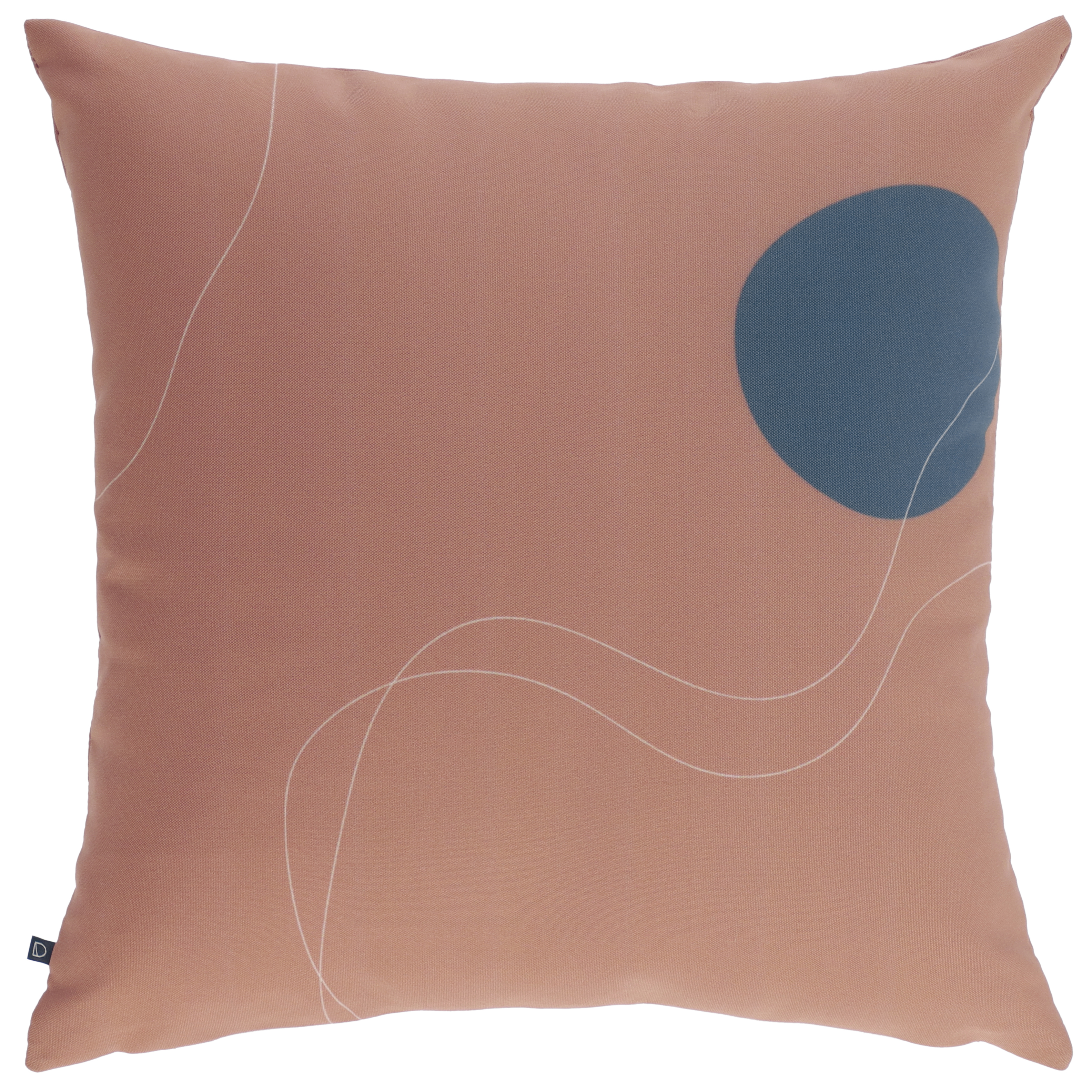 Poszewka brązowa 45x45 cm – obraz-1