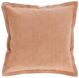 Poszewka bawełniana brązowa 60x60 cm – obraz-1