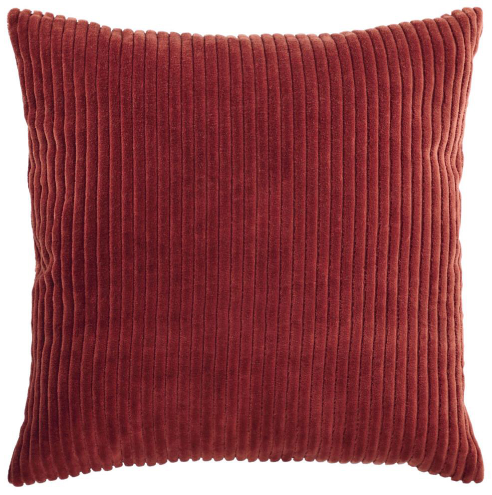 Poszewka bawełniana brązowa 45x45 cm – obraz-1