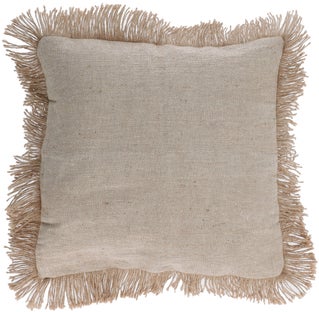 Poszewka bawełna beżowa 60x60 cm – obraz-1