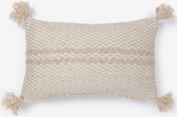 Poszewka beżowa 50x30 cm – obraz-1