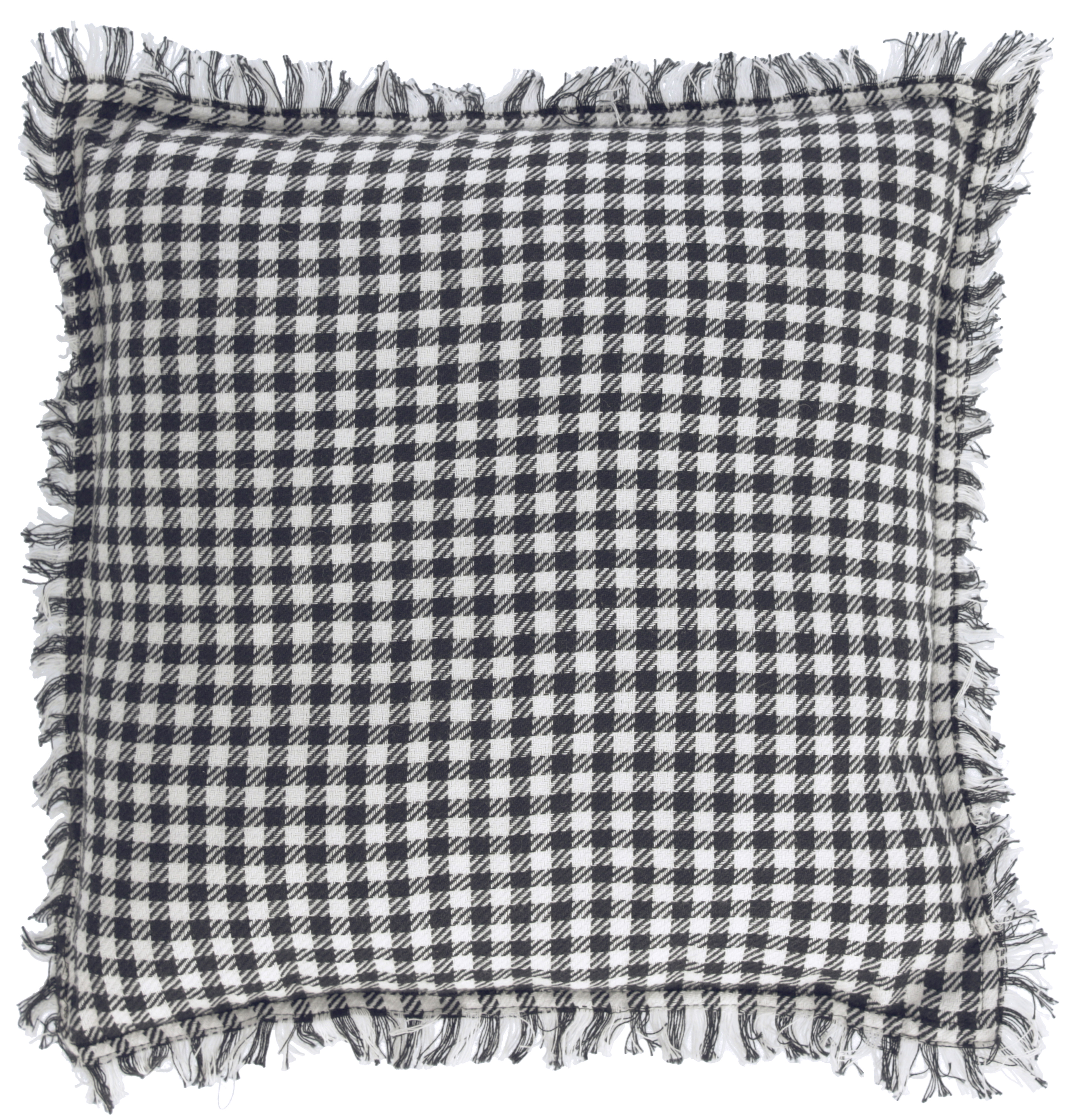 Poszewka bawełniana czarna 45x45 cm – obraz-1