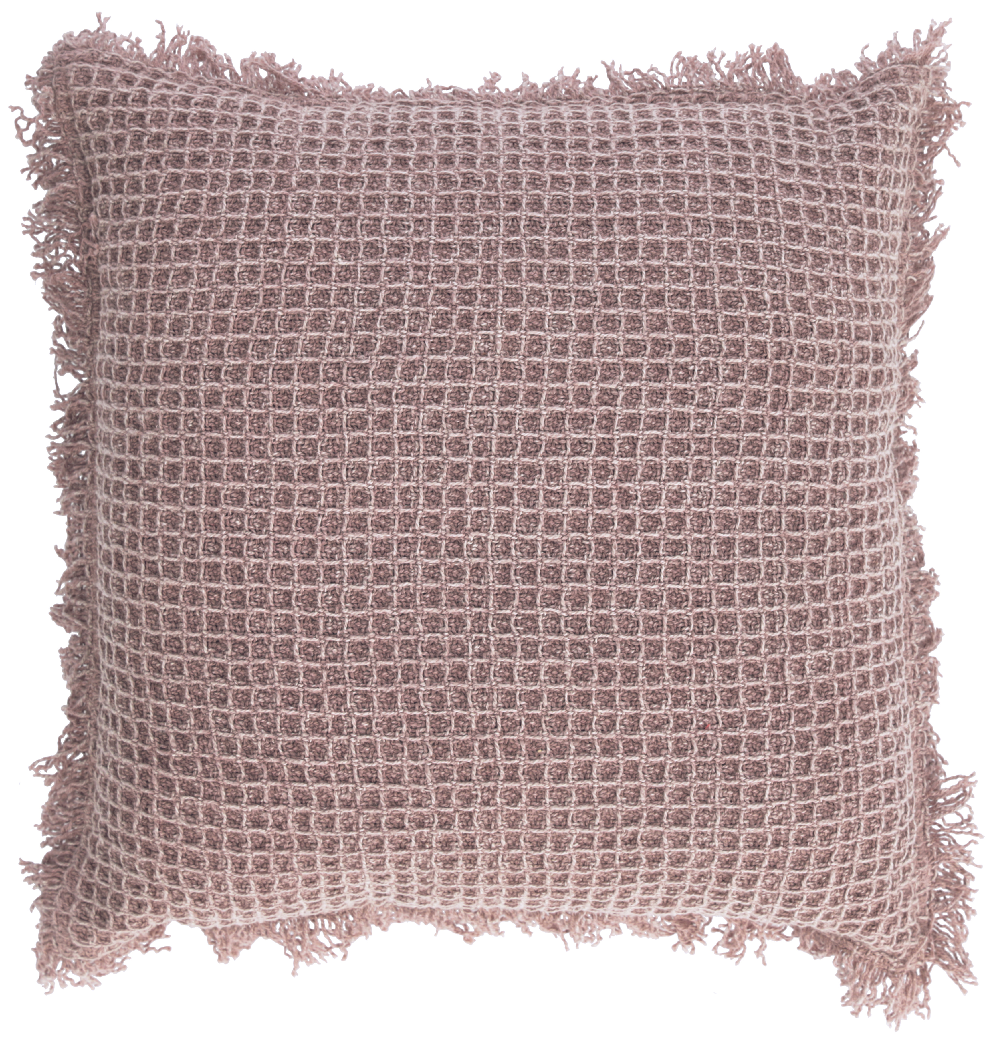Poszewka bawełniana różowa 45x45 cm – obraz-1
