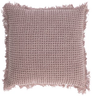 Poszewka bawełniana różowa 45x45 cm – obraz-1