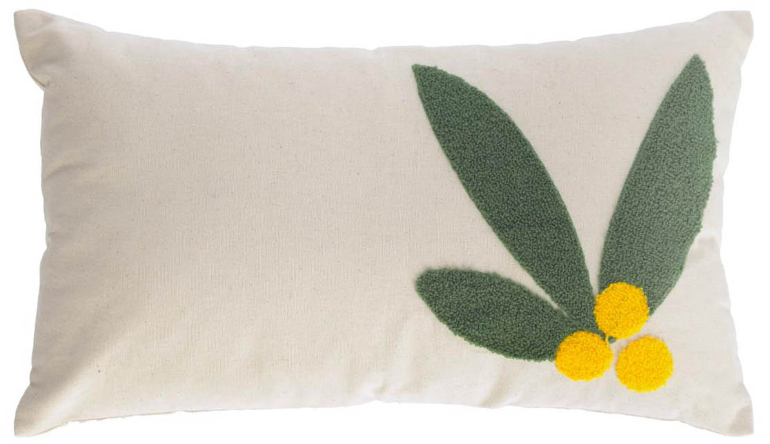 Poszewka na poduszkę bawełna beżowa 50x30 cm – obraz-1