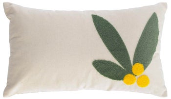 Poszewka na poduszkę bawełna beżowa 50x30 cm – obraz-1