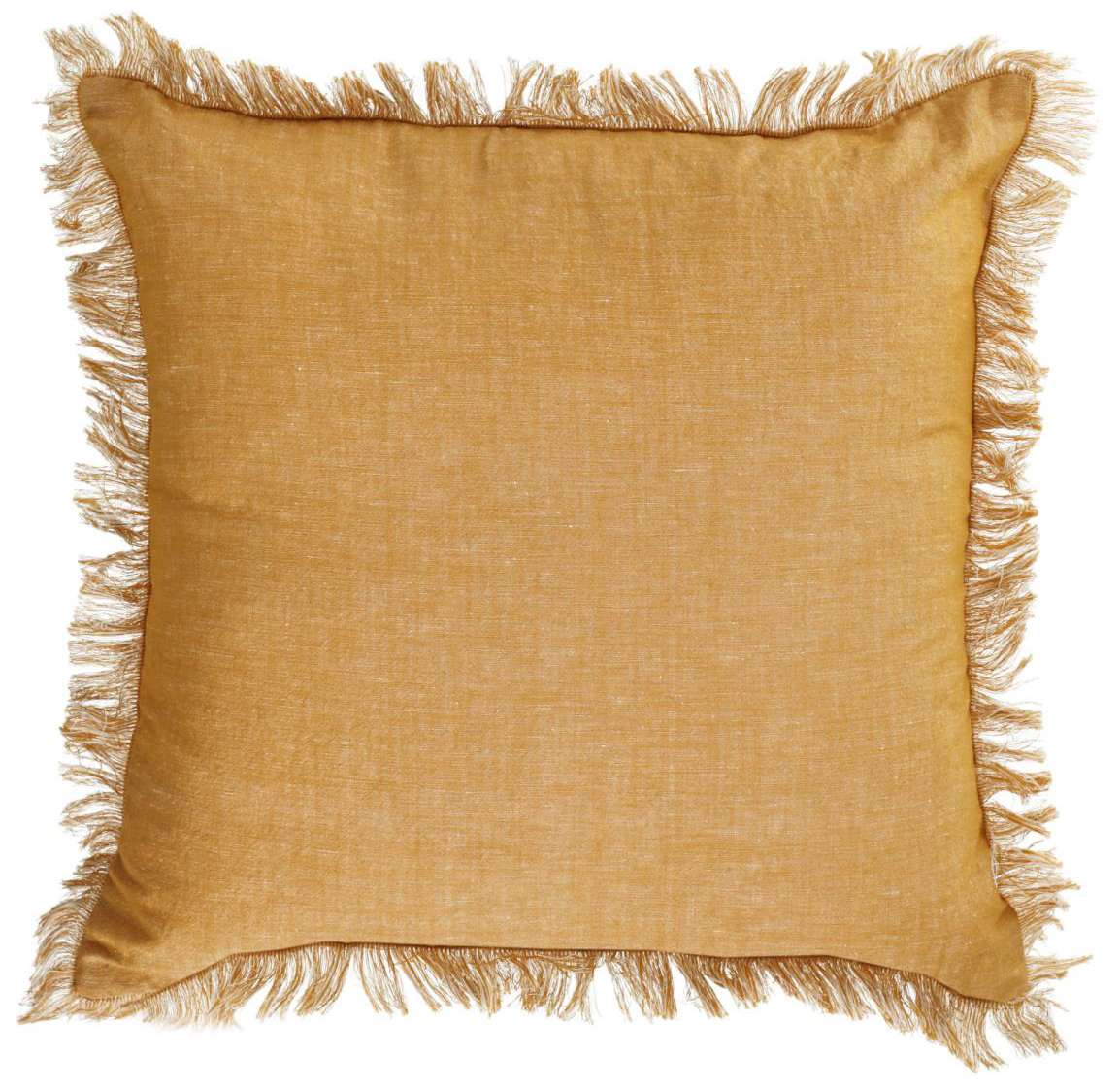 Poszewka bawełniana żółta 45x45 cm – obraz-1