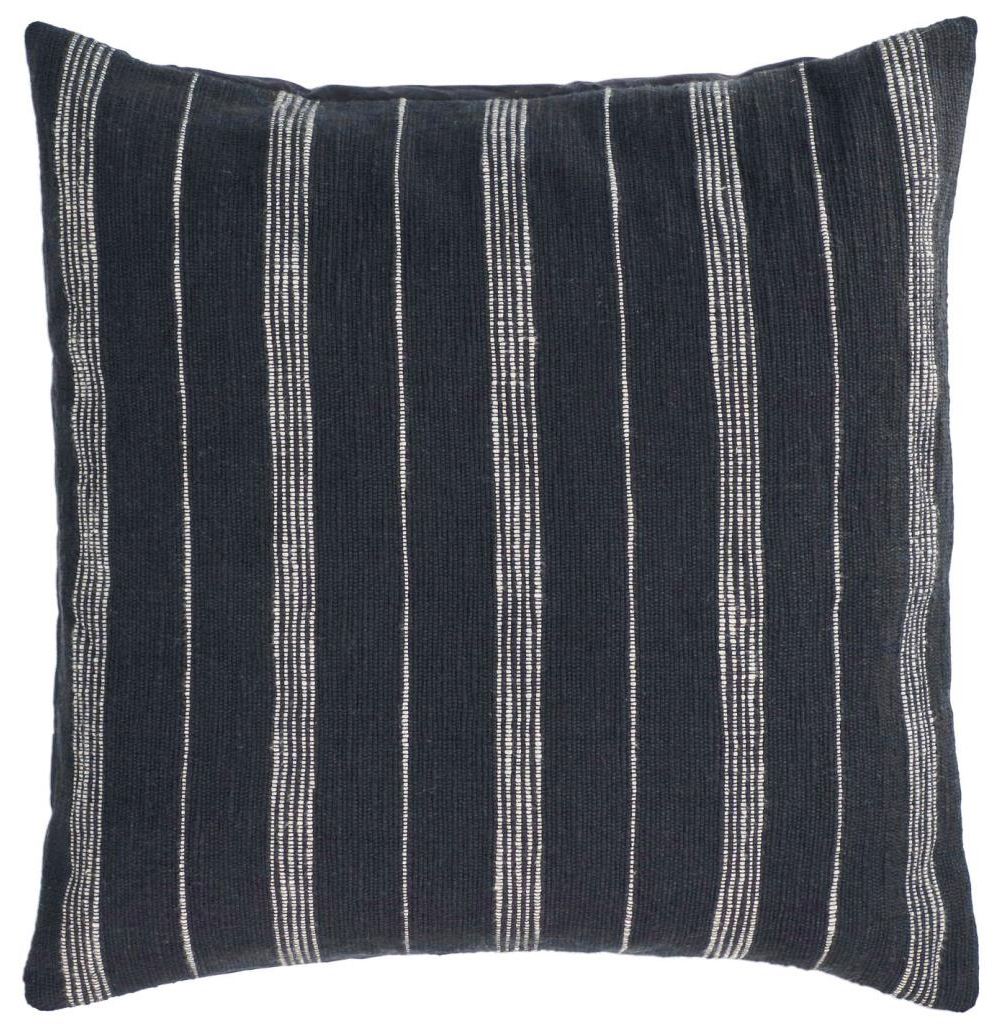 Poszewka bawełniana czarna 45x45 cm – obraz-1