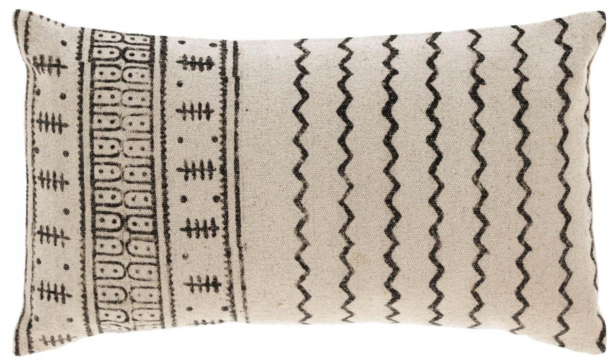 Poszewka bawełniana beżowa 30x50 cm – obraz-1