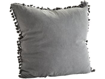 Poszewka na poduszkę Buckley 70x70 cm szara – obraz-1