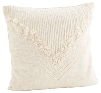 Poszewka bawełniana biała 50x50 cm – obraz-1