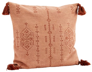 Poszewka na poduszkę Hola 50x50 cm ceglana – obraz-1