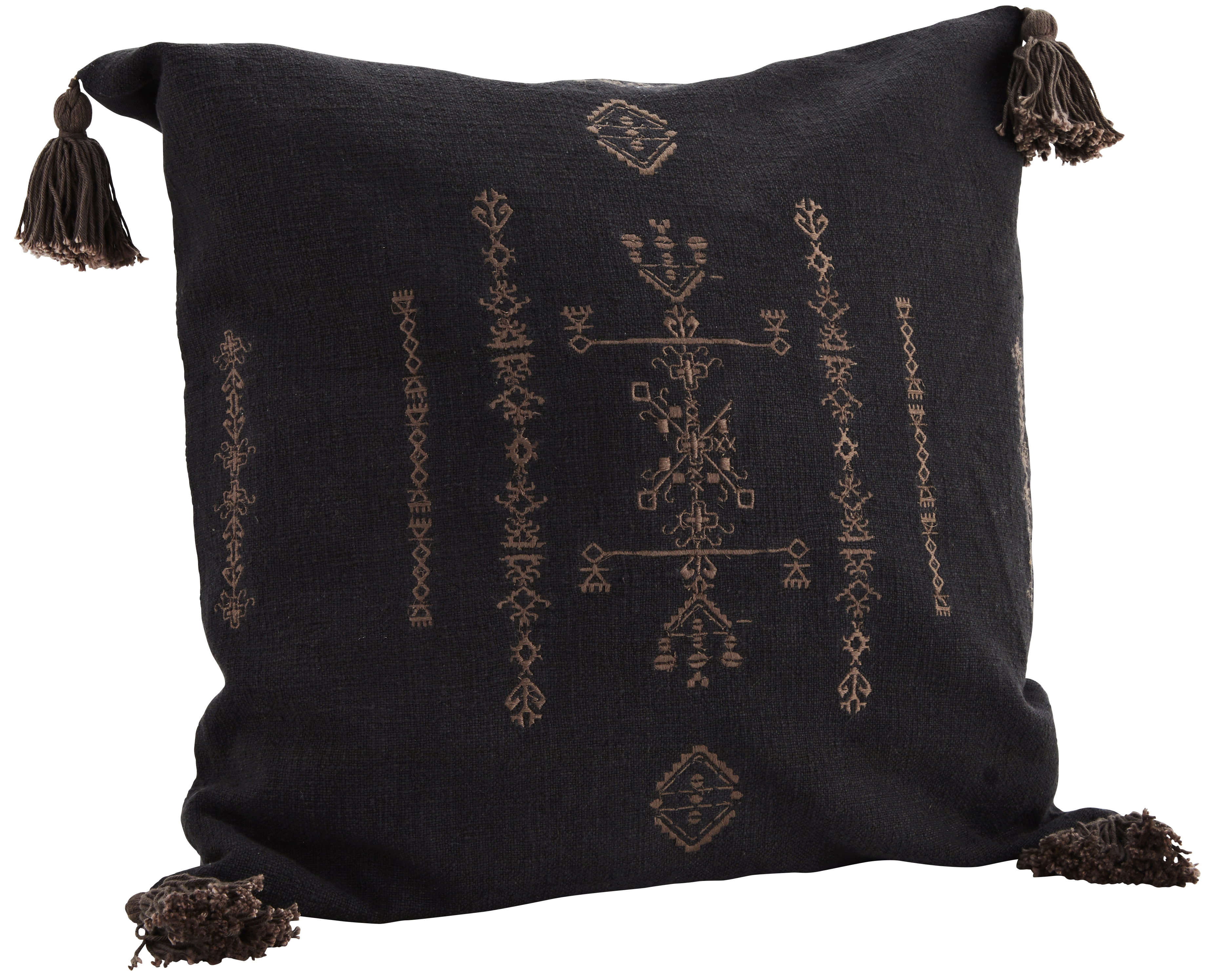 Poszewka na poduszkę Hola 50x50 cm czarna – obraz-1