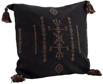 Poszewka na poduszkę Hola 50x50 cm czarna – obraz-1