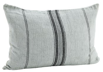 Poszewka lniana czarna 60x40 cm – obraz-1