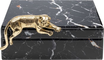 Pudełko na biżuterię glamour 29x20 cm czarno-złote – grafika-1.