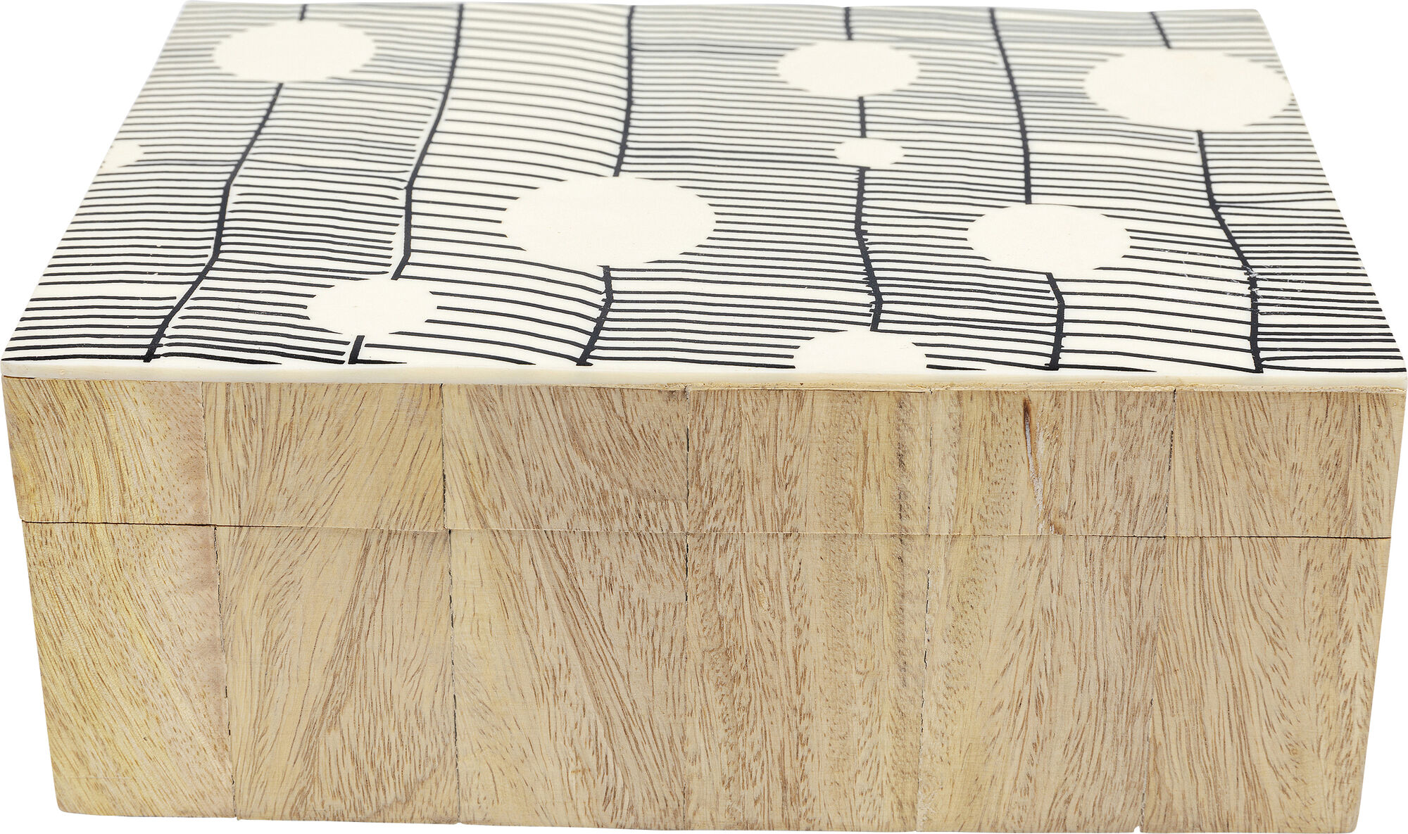 Pudełko na biżuterię MDF naturalne 20x15 cm – obraz-1