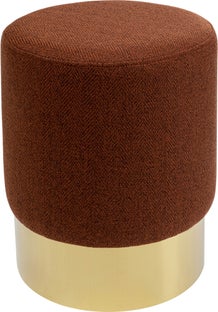 Табуретка Cherry Lina Brown Brass Ø35cm – изображение-1.