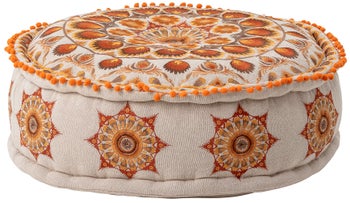 Pufa Dora Ø60x20 cm kolorowa – obraz-1