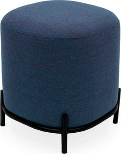 Pufa Harry 42x46 cm niebieska – obraz-1