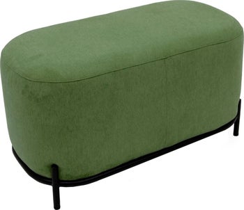 Pufa Harry 82x46 cm zielona – obraz-1