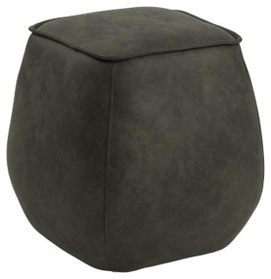 Pufa Keaney 40x40 cm oliwkowa – obraz-1