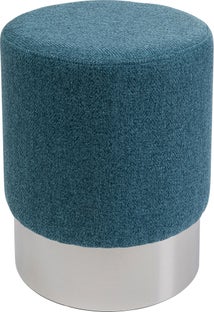 Табуретка Cherry Lina Blue Silver Ø35cm – изображение-1.