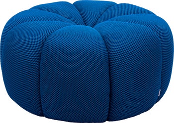 Sittpuff Peppo Lounge - Blå, Ø80cm – bild-1.