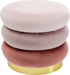 Sittpuff Sandwich - Sammet Puderrosa – bild-1.