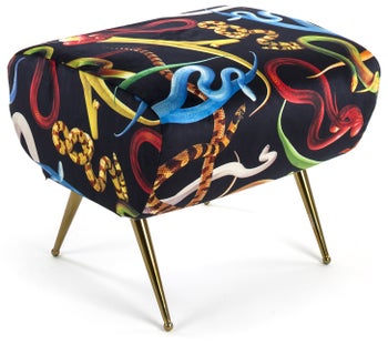 Pufa Snakes 51x42 cm – obraz-1