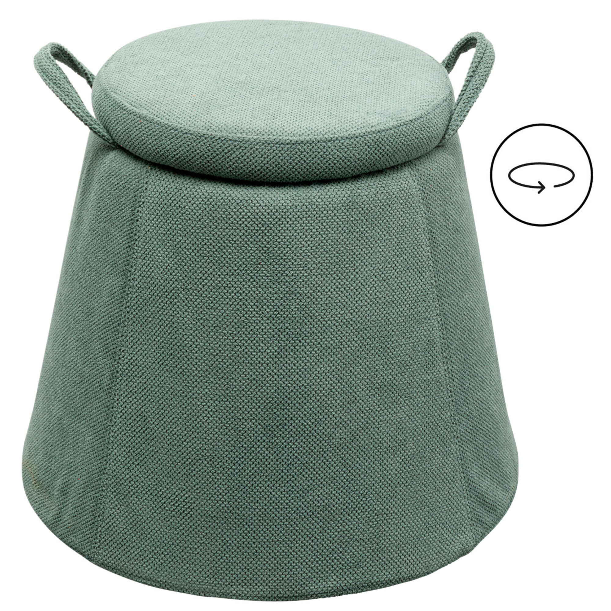 Taburete Thimble Verde Ø51cm – Imagen-1.