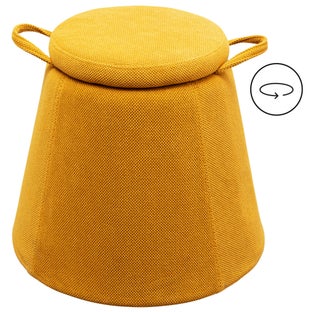 Табуретка Thimble Storage Yellow Ø51cm – изображение-1.