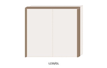 Рамка без осветление за гардероб Galea L230/GL – изображение-1
