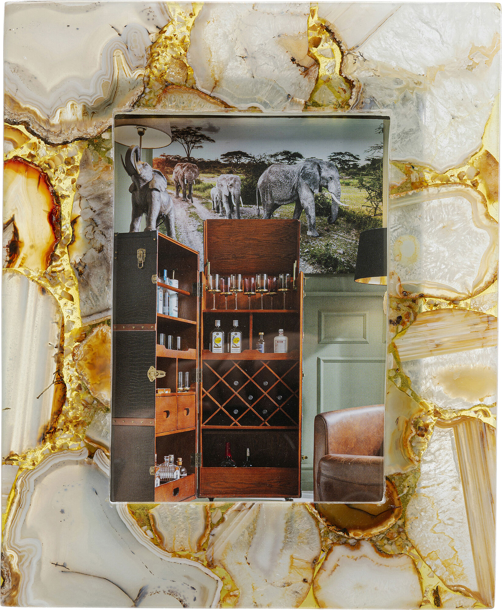 Marco de fotos Francis Achat Amarillo 13x18cm – Imagen-1.