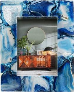 Marco de fotos Francis Achat Azul 13x18cm – Imagen-1.