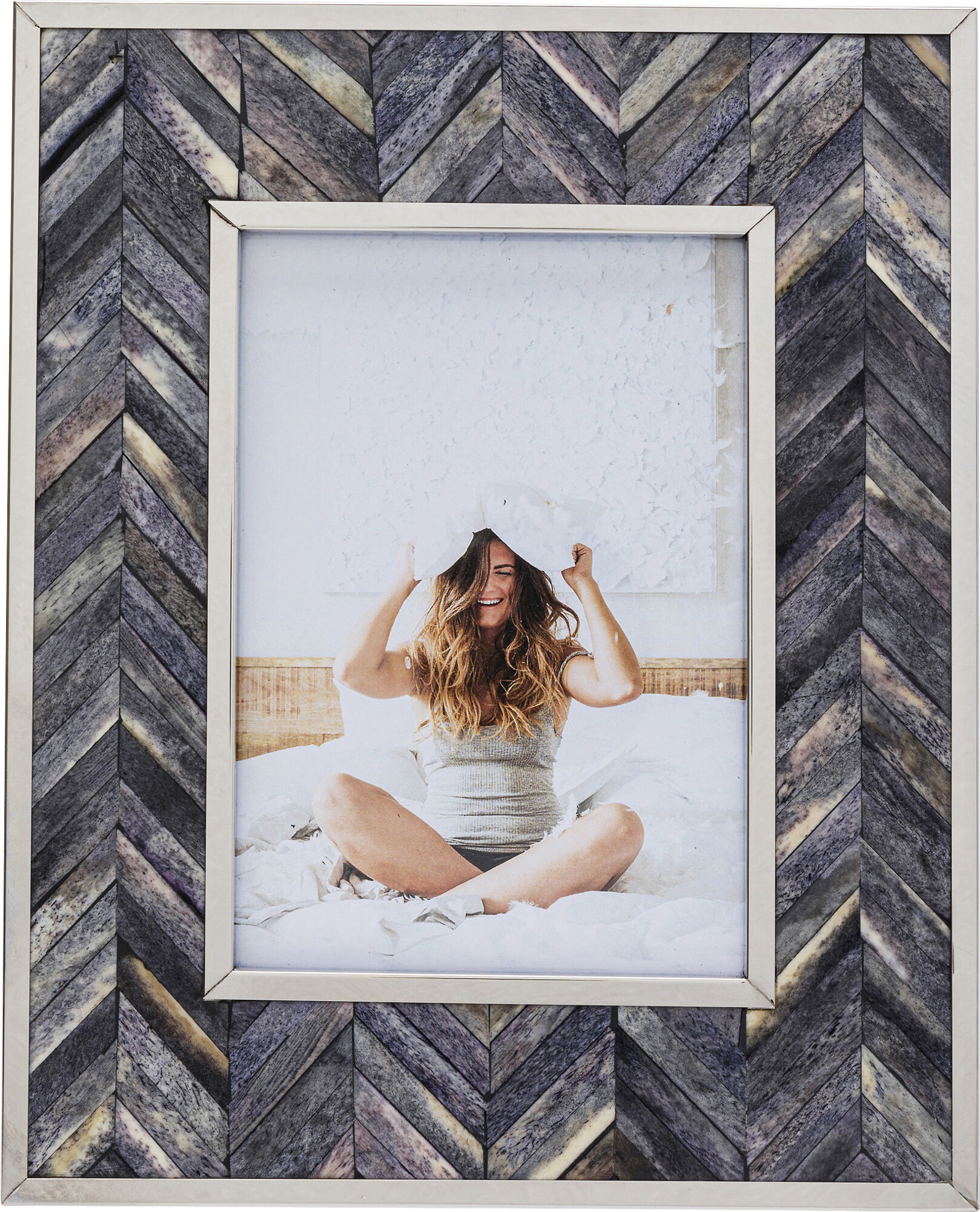 Chevron Grey valokuvakehys 13x18 – kuva-1.