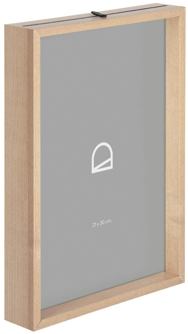 Ramka na zdjęcia drewniana brązowa 23x5 cm – obraz-1