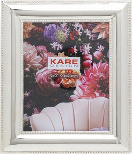 Ramka na zdjęcia glamour srebrna 30x35 cm stal nierdzewna – obraz-1