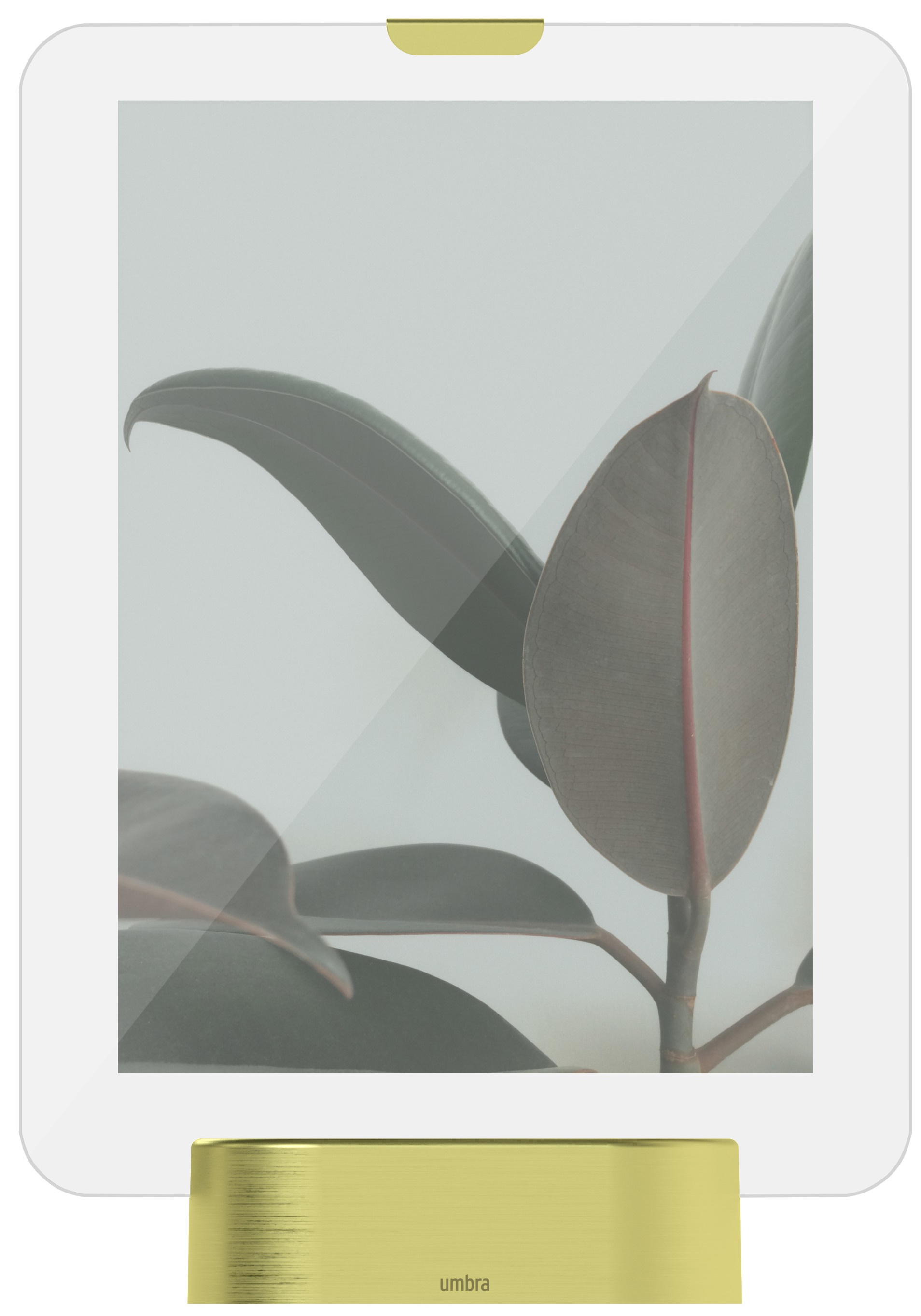 Ramka na zdjęcia Glo 13x18 cm mosiężna – obraz-1