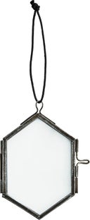 Ramka na zdjęcia wisząca 7x11 cm czarna – obraz-1