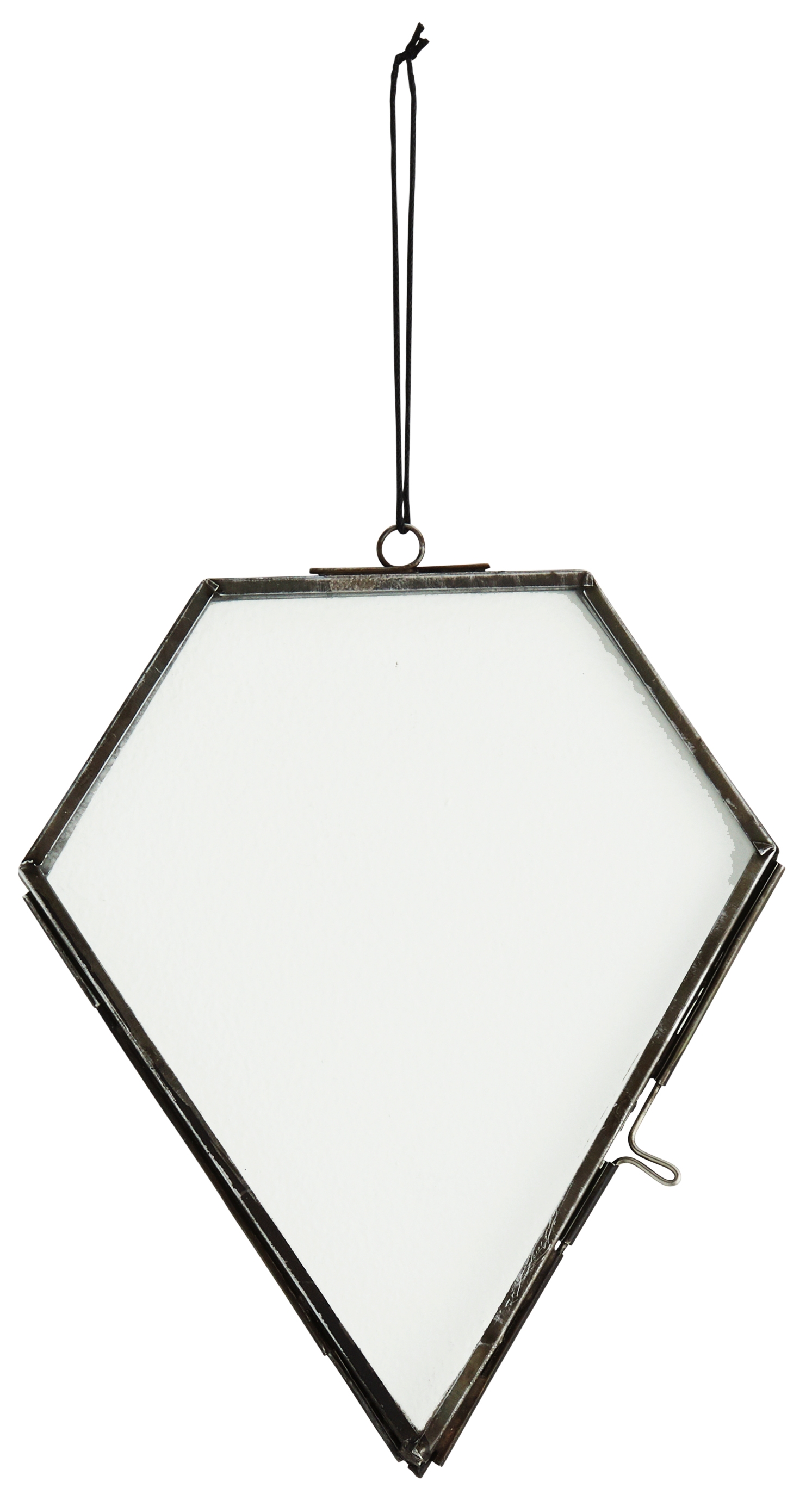 Ramka wisząca na zdjęcia Basil 14x17 cm czarna	 – obraz-1