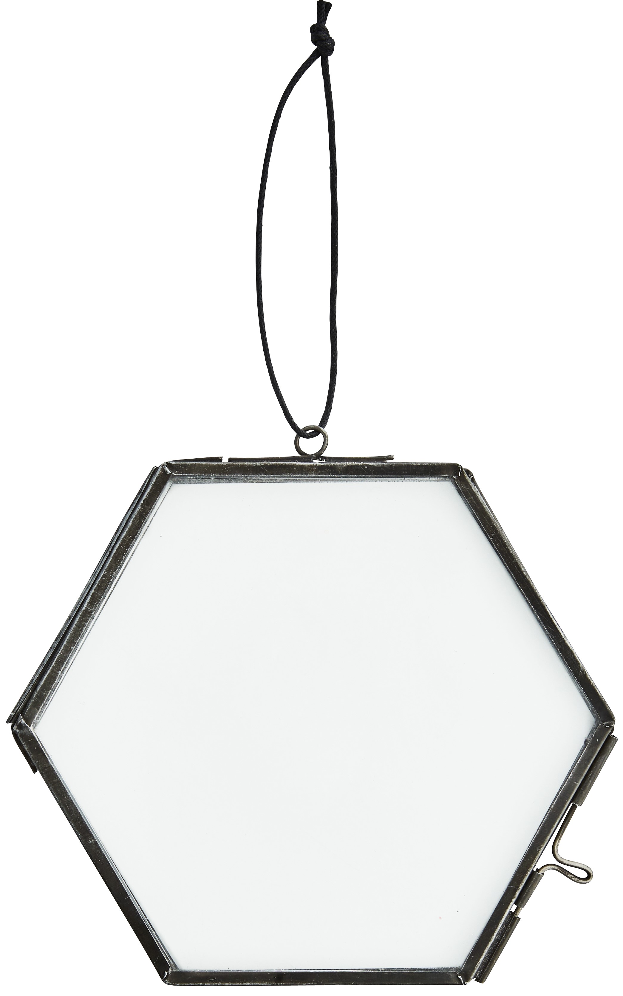 Ramka wisząca na zdjęcia Roz 14x12 cm czarna  – obraz-1